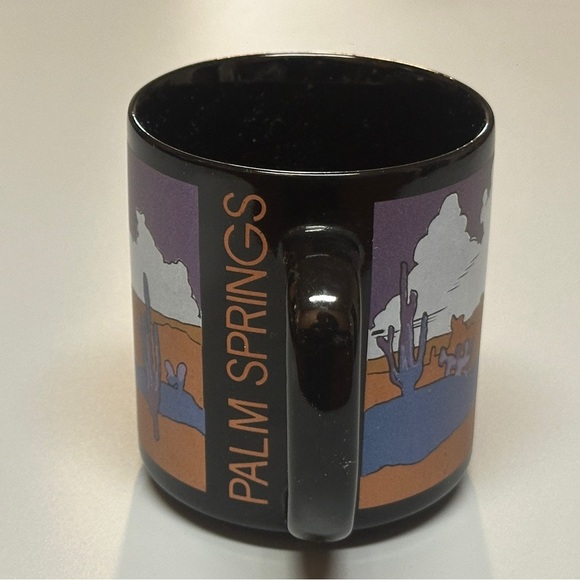 Palm Springs Desert Scene Black Mug - Picture 5 of 10
